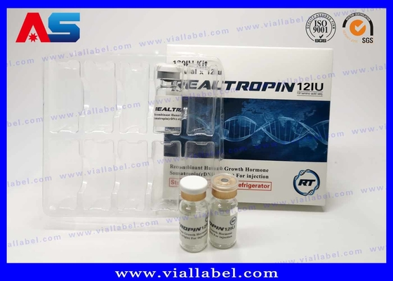 Yağlar Ampuller 1ml Plastik Blister Paketleme PVC / PET Malzeme Beyaz Renk Özel yapımı plastik tepsiler