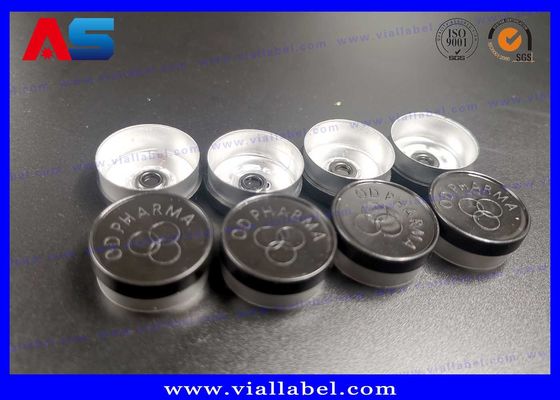 Vücut geliştirme şişeleri için Güvenli Kauçuk Kapaklı Tübüler Minyatür Cam Şişeler Mavi Kehribar Cam Şişeler