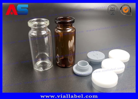 10ml Şişeler Mor Flip Off Kapak Kavramlı Özel Tasarım Steril Eczacılık için şişe Flip Off Kapaklar