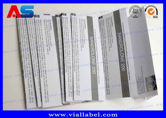 Katlanabilir 10ml Kağıt Broşür Ekleri Peptideler İçin Baskı Açıklaması