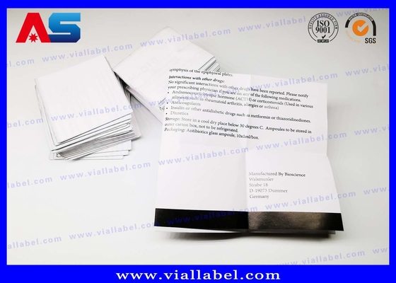 Kağıt Peptid Broşürleri Yazdırma, Paket Ekle Açıklama Kağıt A4 Boyut Katlanabilir İLGİLER baskı
