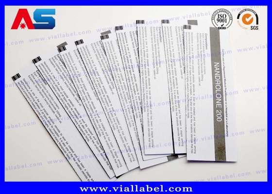 Katlanabilir 10ml Kağıt Broşür Ekleri Peptideler İçin Baskı Açıklaması