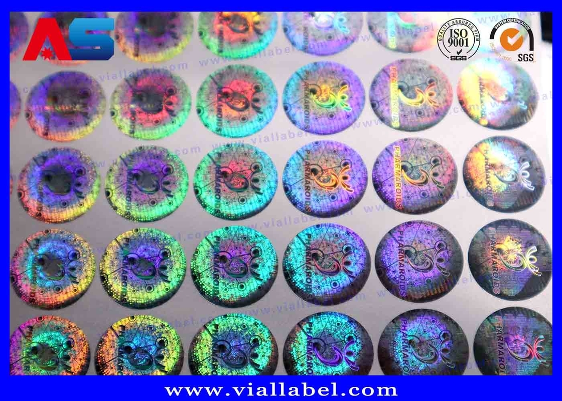 Özel 3D Holografik Düzeltme Kanıtı Güvenlik Etiketi 20mm Sahtecilik Karşıtı Güvenlik Kodu Etiketi