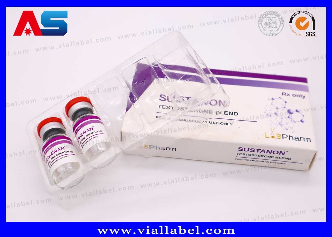 Farmasötik Enjeksiyonlar İçin Özelleştirilebilir Plastik Blister Ambalajı 10ml Kutusu Mock Up Servisi Mümkün