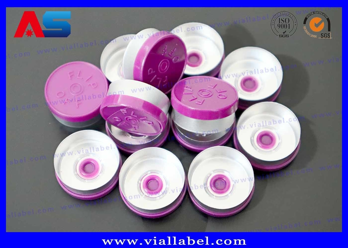 Özelleştirilebilir 20 mm Alüminyum-Plastik Şişe Kapağı Çok Renkli Ekolojik Dostlu Tam Yırtma ve Kısmi Yırtma Seçenekleri