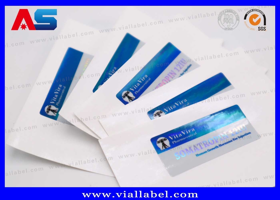 2ml konteyner için kalıcı peptit şişe etiketleri Özel çizim ile ücretsiz tasarım hizmeti MOQ 100pcs
