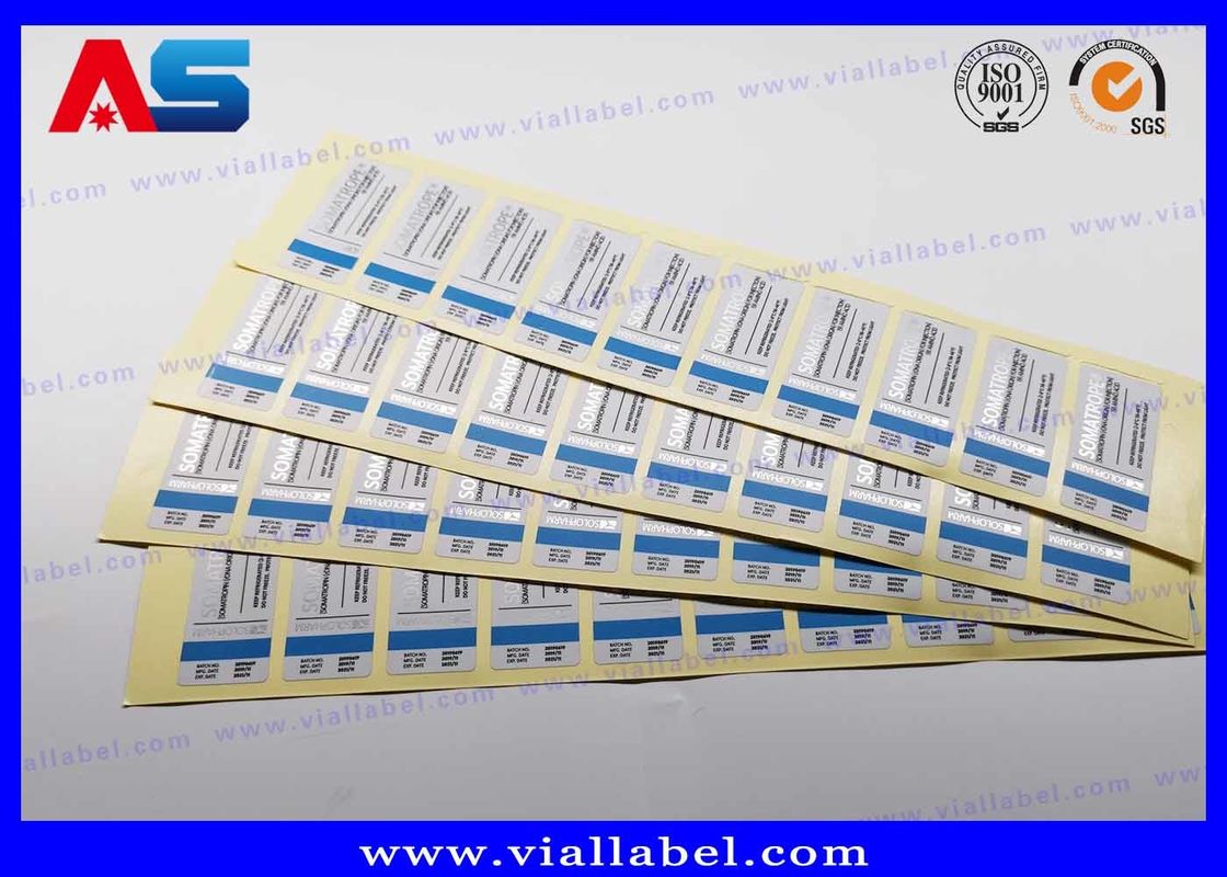 Özel Cam Şişe Etiketleri İlaç Paketi için Parlak Laminasyon HCG şişe etiket kutuları