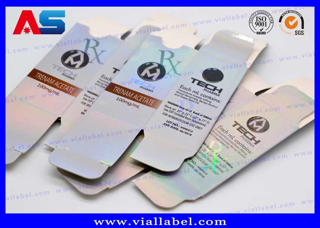 Muscledevelop Gümüş Folyo Enjekte Edilebilir Peptideler 10ml Flakon Flakon Saklama Kutusu Meditech Muscle Growth