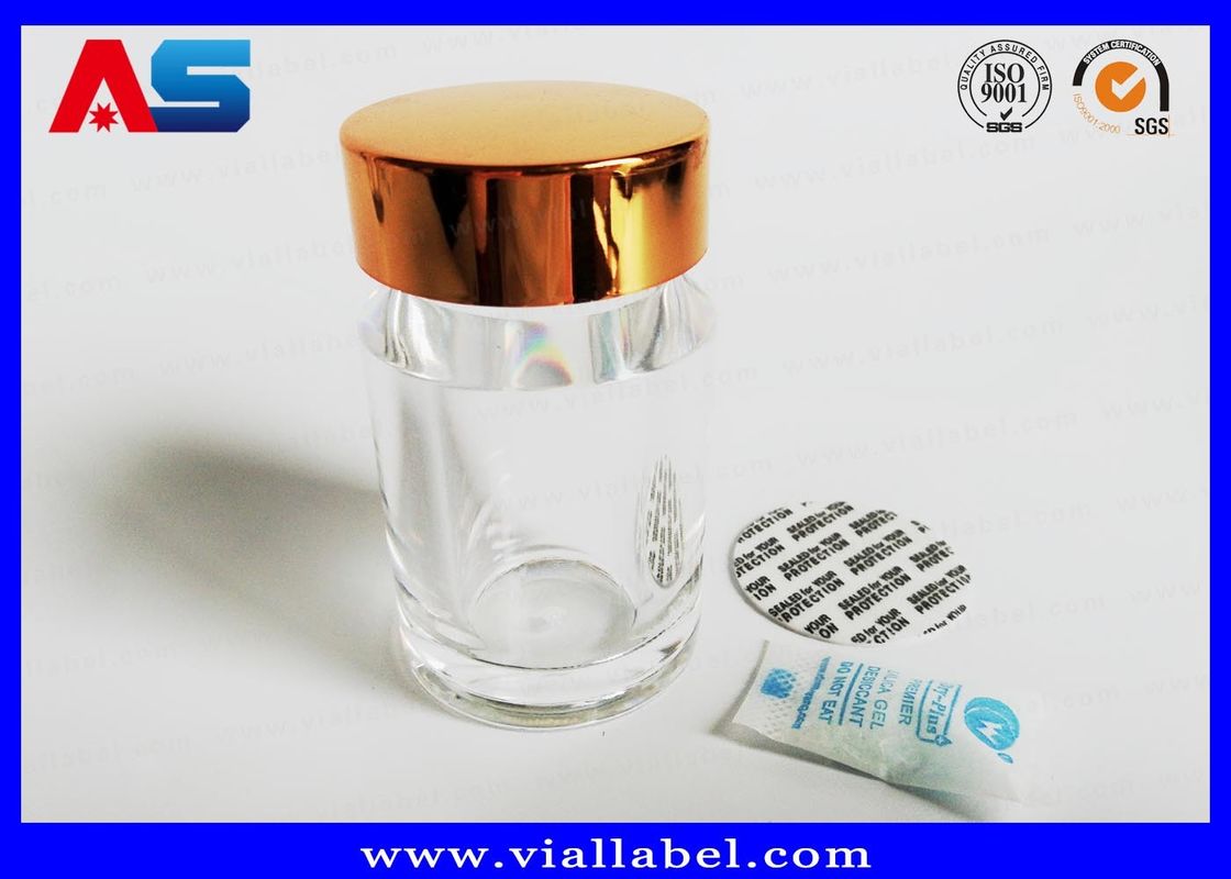 50ml Plastik Şişeler Tabletler için Farmasötik büyük hap şişesi şeffaf plastik hap şişeleri