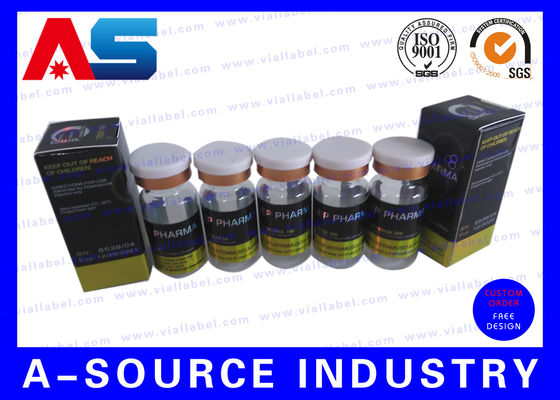 Reçeteli 10ml Flakon Etiketleri Testosteron Karışımı, 10ml Şişeler İçin Yapışkanlı Etiket Etiketleri