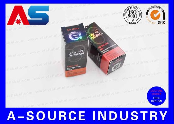 Marka Farmasötik Paket Etiketleri Kutular için CMYK Baskı Profesyonel Tasarım / Peptid şişeleri